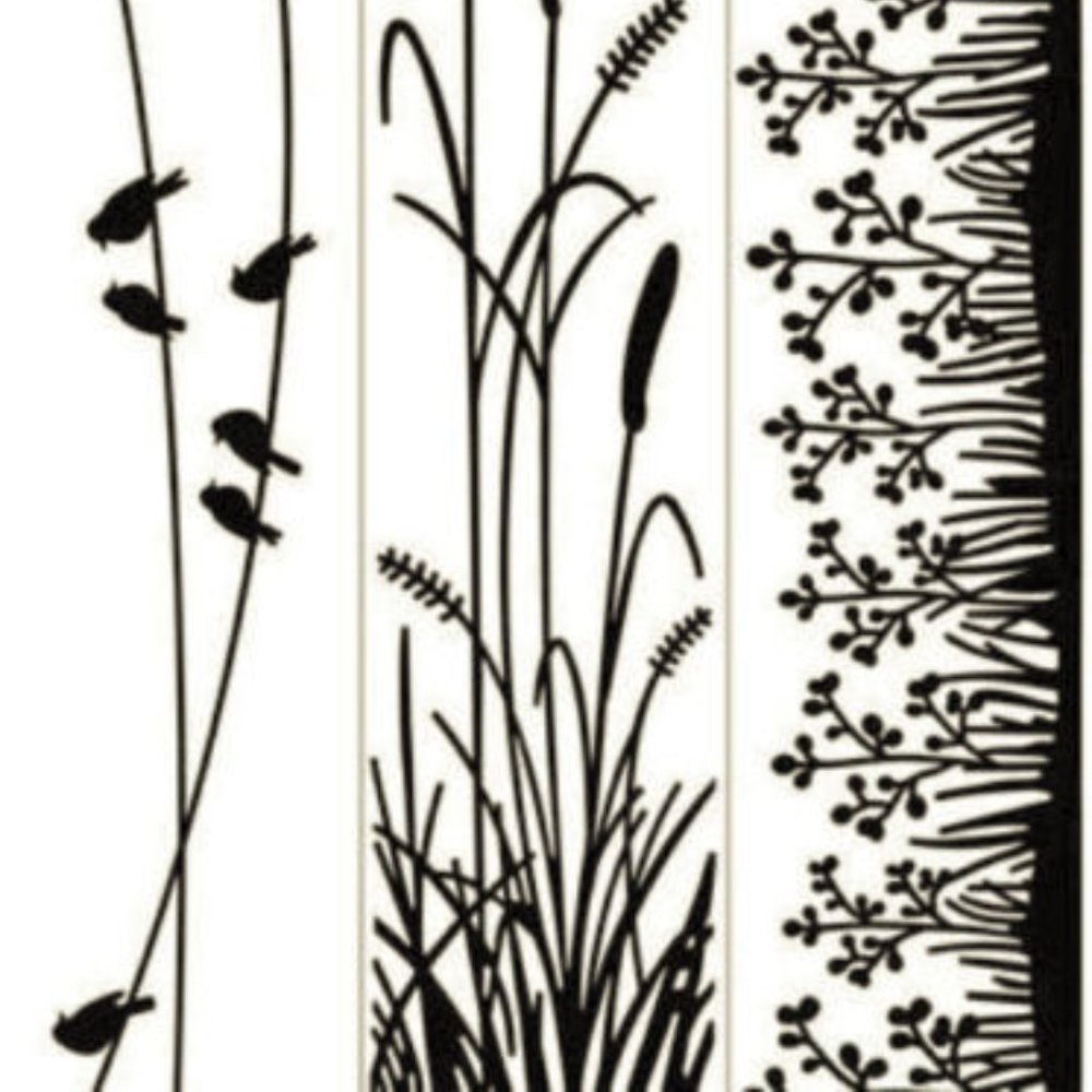 Darice 3-pk embossing border - NATURE